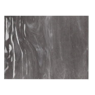 Bullseye 2129-0000 Streaky, Charcoal Gray / White Color Mix, 3 mm