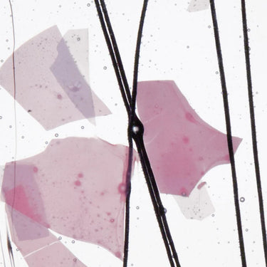 Bullseye 4121-0000 Light Pink and White Collage, 3 mm