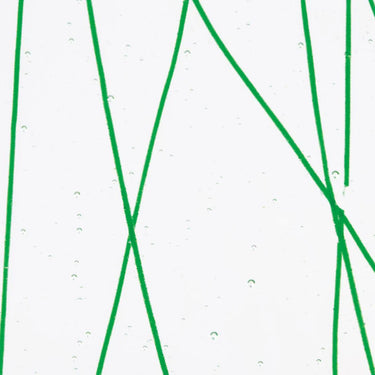 Bullseye 4152-0000 Aventurine Green Clear Base Collage, 3 mm – 1/2 plade
