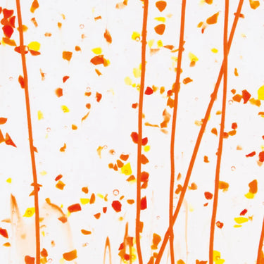 Bullseye 4211-0000 Red, Orange and Yellow Collage, 3 mm