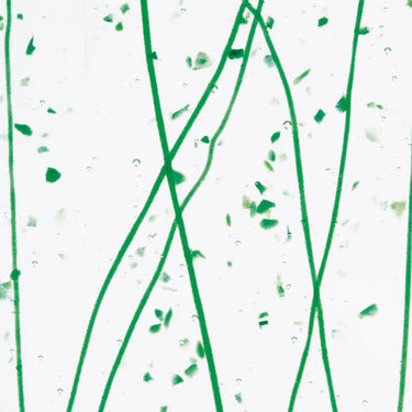 Bullseye 4217-0000 Dark Green Collage, 3 mm – 1/2 plade