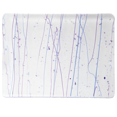 Bullseye 4242-0000 Neo-Lavender, Purple & Cobalt Blue Collage, 3 mm