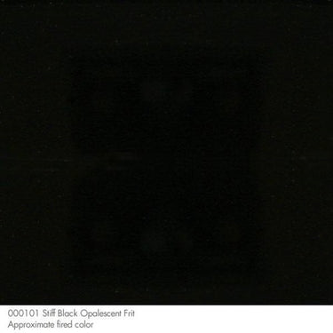 Bullseye 0101-0002 Sort (holder kant) Opak Frit Mellem