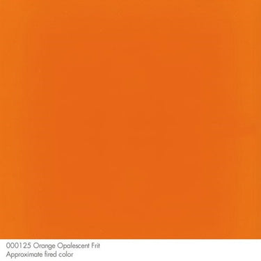 Bullseye 0125-0001 Orange Opak Frit Fin
