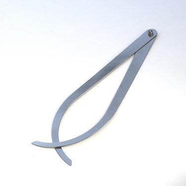 Mellem aluminium-passer til ler 25cm