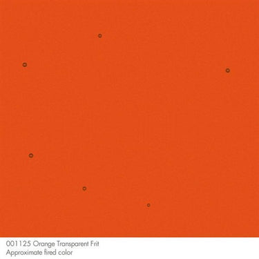 Bullseye 1125-0001 Orange Transp. Frit Fin