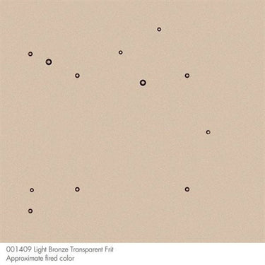 Bullseye 1409-0001 Lys Bronze Transp. Frit Fin