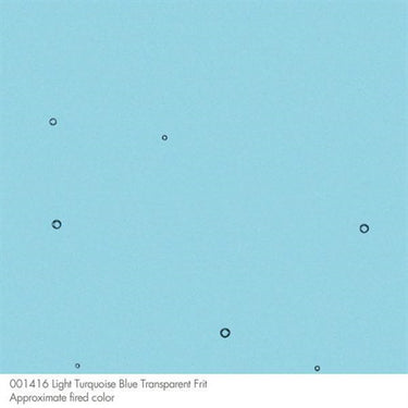 Bullseye 1416-0001 Lys Turkis Transp. Frit Fin