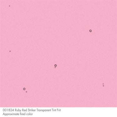 Bullseye 1824-0002 Rubinrød Transp. Frit Mellem