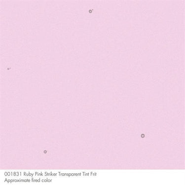 Bullseye 1831-0001 Rubin Pink Transp. Frit Fin