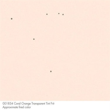 Bullseye 1834-0001 Koral Orange Transp. Frit Fin