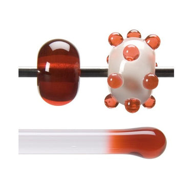 Bullseye Koralrød Transp 1305-0576