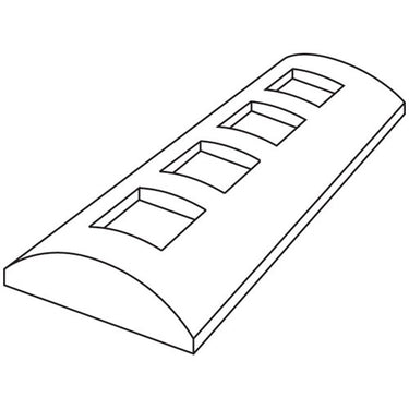 Form Fyrfadslysholder, 30 x 18 cm