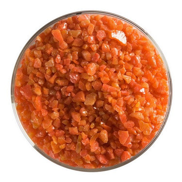 Bullseye 0225-0003 Pimento Rød Opak Frit Grov