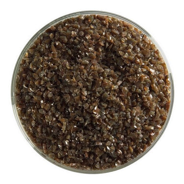 Bullseye 0203-0002 Brun Opak Frit Mellem