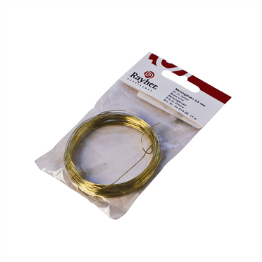 Messingtråd ø 0,6mm, 10m