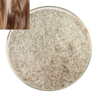 Bullseye 2109-0001 Brun / Hvid Opal Frit