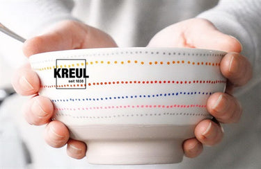 Glas- og porcelænstusch, Chalky medium sæt med 5 stk