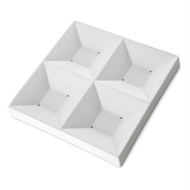 Form 4 Kina Firkanter, 17 x 17 cm.