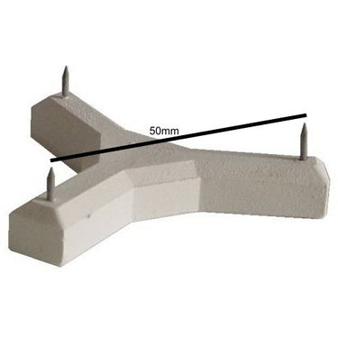 Keramisk Trefod 65x65mm