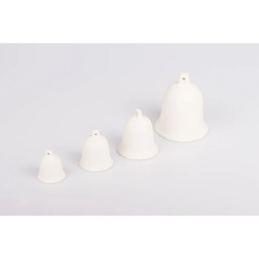 Støbeform - 2 Juleklokker, 7,8 og 6,5 cm