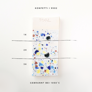 Lertøjsglasur 9502 Confetti