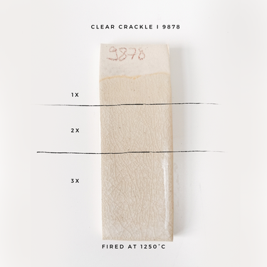 Stentøjsglasur 9878 Clear crackle