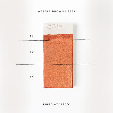 Stentøjsglasur 9884 Brun Stentøj