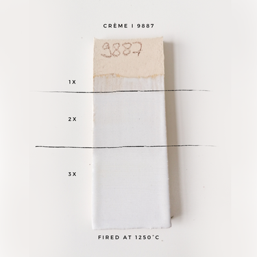 Stentøjsglasur 9887 Creme