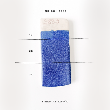 Stentøjsglasur 9889 Indigo