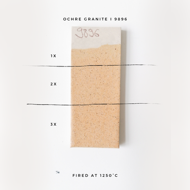 Stentøjsglasur 9896 Okker Granit