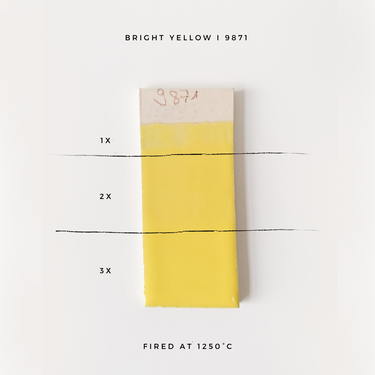 Stentøjsglasur 9871 Rapsgul