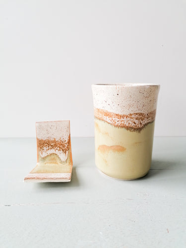 Stentøjsglasur 9886 Plettet Creme