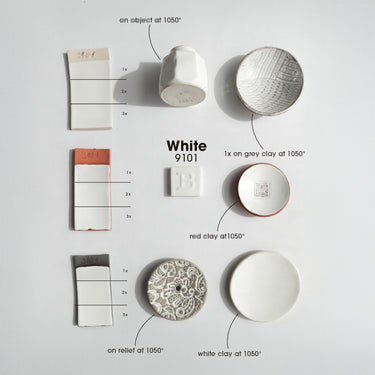 Lertøjsglasur 9101 Glossy White