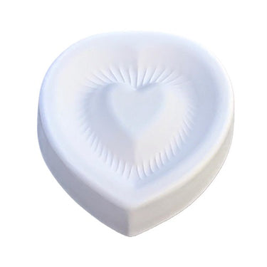 Støbeform, riflet hjerte