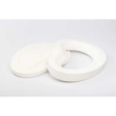 Støbeform – Tallerken med plads til kop, 28,8 × 20 cm
