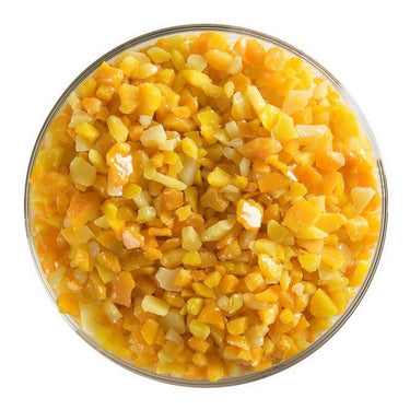 Bullseye 0321-0003 Pumpkin Orange Opak Frit Grov