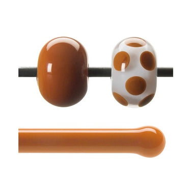 Bullseye Brændt Orange Opak 0329-0576