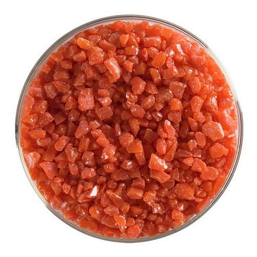 Bullseye 0024-0003 Tomatrød Opak Frit Grov