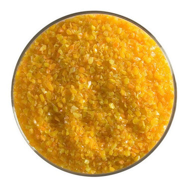 Bullseye 0025-0002 Mandarin Opak Frit Mellem