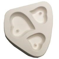 Støbeform Hjerte Trio