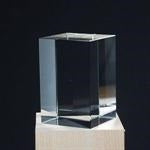 Krystalklar Glaskube 60x60x90mm
