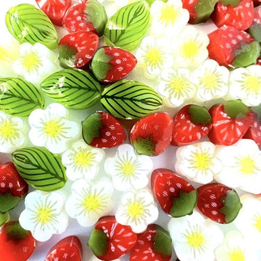 Murrine - Jorbær planter - CoE90 10g