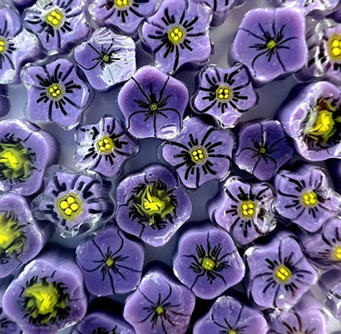 Murrine - Stedmoder blomster CoE96