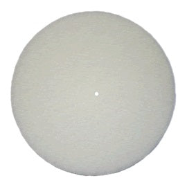 Polérskive ø 30cm, hvid filt